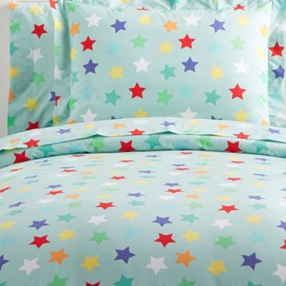 Pottery Barn Kids organic cotton duvet set